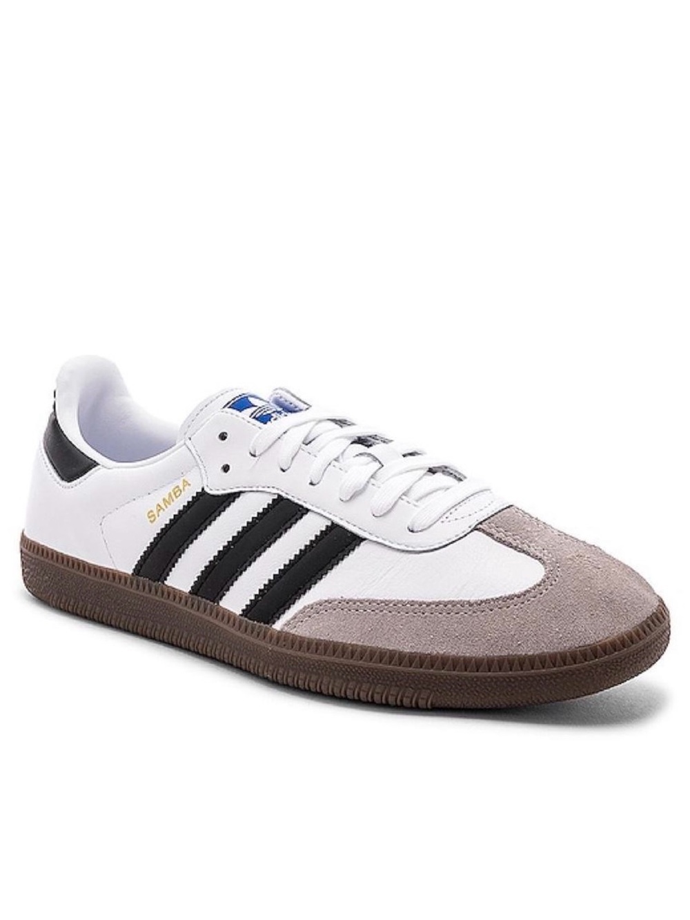 adidas Samba Sneakers in White, Black & Gray - Picture 8 of 8